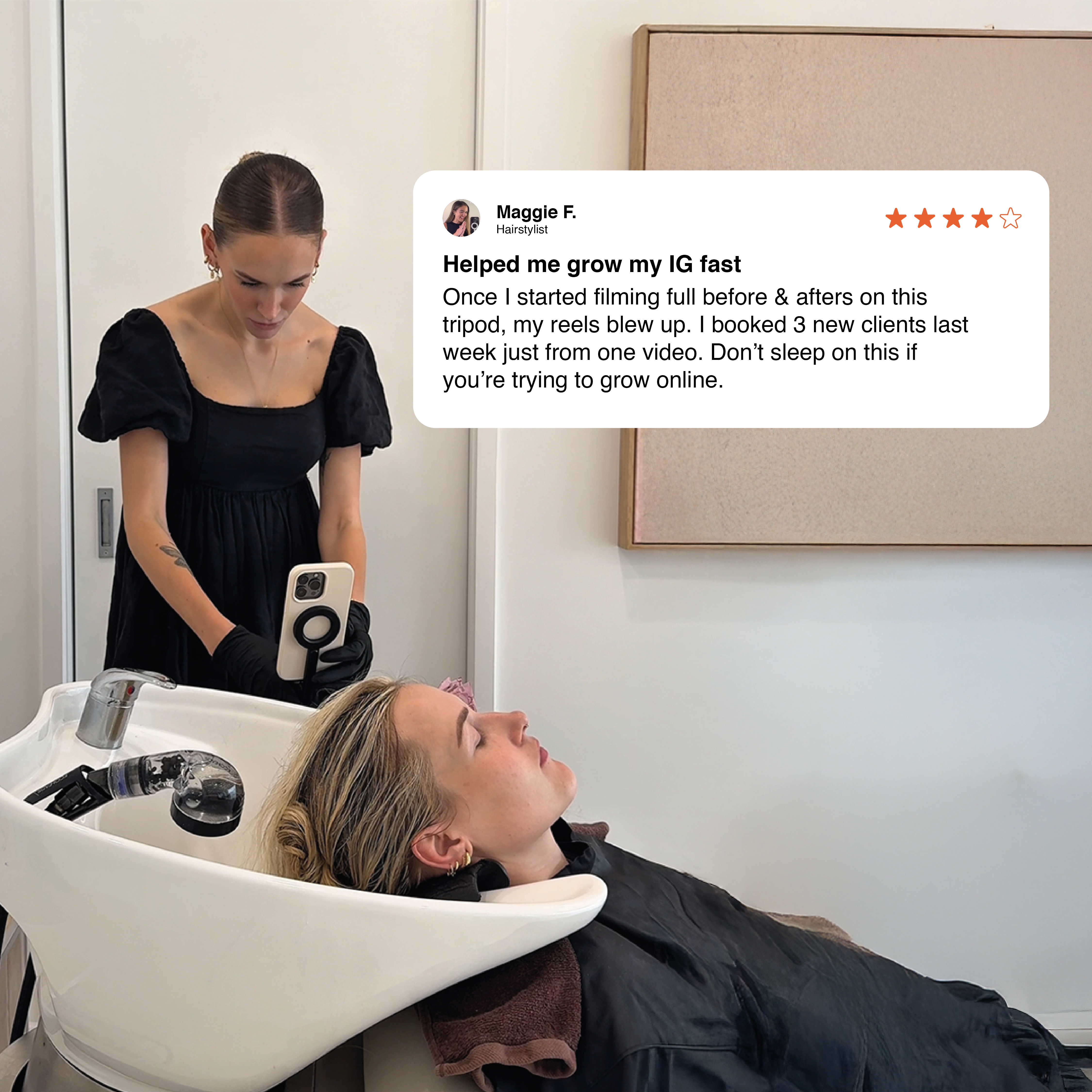 OnTheGo  Phone Tripod - Made for Stylists